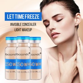 10pcs/set Korean Makeup Glow Skin Meso Cream White Brightening Serum Natural Skin Whitening Concealer Make Up Remnant Foundation