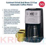 Cuisinart 1000W Grind & Brew 12-Cup Automatic Coffee Maker