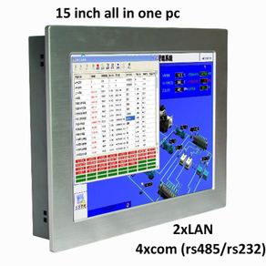 15 Inch Touch screen Industrial Panel PC With wifi 4GB RAM 64GB 3*USB Fanless Tablet pc for ATM & POS system
