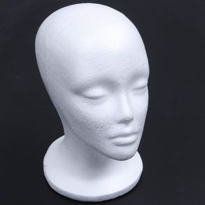 Female Foam Wig Hair Hat Glasses Display Mannequin Manikin