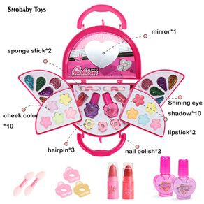 Kids Make Up Toy Set Pretend Play Princess Pink Makeup Beauty