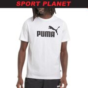 Puma Men Essentials Logo Tee Shirt Baju Lelaki (586666-02) Sport Planet 42-29