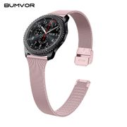 22mm Milanese Loop Slim Strap For Samsung Gear S3 Galaxy Watch 46MM 42MM Active 2 Band 20mm Stainless Steel Bands for Gear S2