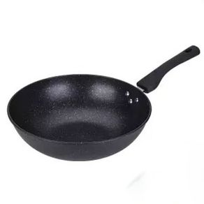 Frying Pan Non-stick Pan Back Wheat Stone Wok 30CM32CM34CM Household Wok No Oil Smoke Pot Non-stick Pot Iron Pot