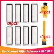 For Xiaomi 1 1S E2 E3 Roborock S50 S51 S55 S5 S5 MAX S6 S6 PURE Mijia Robot Vacuum Cleaner HEPA Filters Spare Parts Accessories