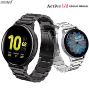 Stainless Steel band for Samsung Galaxy watch Active 2/46mm/42mm strap Gear S3 Frontier band Huawei watch GT 2 bracelet Active2