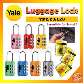 Yale 3 Rows Digital Combination Travel Luggage Lock Password Padlock / 旅行行李箱密码锁 YP2/23/128