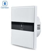 Gorelax Smart Home Wifi Switch, Wireless Remote Control Light Touch Wall Switches With Crystal Glass Panel Ewelink App Control