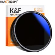 K&F Concept ND2 to ND400 ND Lens Filter Slim Fader Variable Adjustable Neutral Density 49mm 52mm 58mm 62mm 67mm 77mm