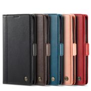 Luxury Casing For iPhone 12 Mini 11 Pro Max Wallet Flip Soft Leather Color Block Card Holder Case Cover