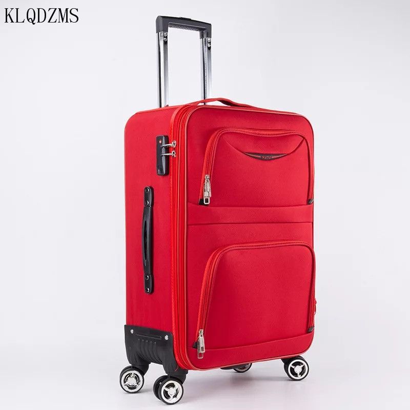 KLQDZMS 2024 Inch High-quality Men's Universal Wheel Trolley Suitcase  Women's Hand Luggage Waterproof Boarding Password Case