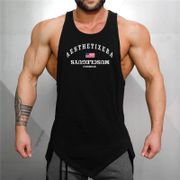 Muscleguys Brand fashion cotton sleeveless shirts fitness tank top men Bodybuilding shirt mens singlet workout clothing gym vest