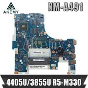 Akemy NM-A491 Laptop motherboard For Lenovo Ideapad 300-17ISK original mainboard 4405U/3855U CPU R5-M330