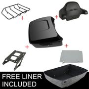 Motorcycle King Pack Trunk Mount Rack For Harley Tour Pak Touring Road King Street Glide Road Glide 2014-2020