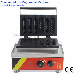 5 Sticks Hot Dog Machine Waffle Stick Maker Electric French Hot Dog Baker  Commercial Use Electric Lolly