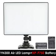 YONGNUO YN300 YN-300 Air LED Camera Video Light 3200K-5500K with NP-F750 Battery + Charger for Canon Nikon DSLR & Camcorder