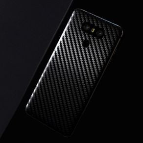 3D Carbon Fiber Skins Film Wrap Skin Phone Back Paste Sticker For LG G8 ThinQ V30 V35 V40 V50 ThinQ G6 G7 Q Stylus+ Film Sticker