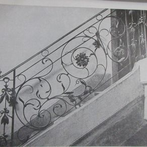 Hench 19 century wrought iron stair railing wrought iron balustrade