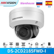 Hikvision IP Camera 8MP 4K DS-2CD2185FWD-I IR PoE Dome Camera With SD Card Slot CCTV Security Outdoor Face Detection cam IP67