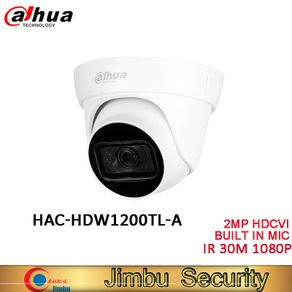 Dahua HDCVI 2MP HAC-HDW1200TL-A built-in mic eyeball camera IR30m Fixed-focal analog camera cctv sceurity surveillance camera