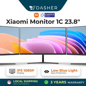 [FREE 3 YEAR WARRANTY] Xiaomi Monitor 1C 23.8" IPS 1920x1080p 60hz 178° Low Blue Light Slim Eye Protection Computer Gaming Monitor High-Definition Picture Quality Multi-Interface Display