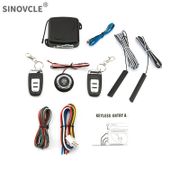 Hippcron Car Alarm Remote Control PKE Car Keyless Entry Engine Start Alarm System Push Button Remote Starter Stop Auto