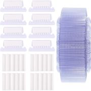 120 Sets 2 Inch Hanging Folder Tabs and Inserts for Quick Identification of Hanging Files Hanging File Inserts
