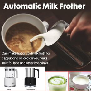 220v Automatic Milk Steamer Commercial Steam Milk Frother Frothing Foamer  Coffee Milk Foaming Machine - Milk Frothers - AliExpress