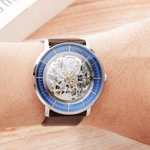 Fossil Chase Automatic Brown Leather 