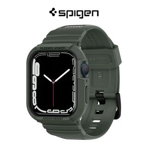 Spigen Apple Watch Case Series 9 / 8 / SE 2 / 7 / SE / 6 / 5 / 4 (41mm / 40mm) Rugged Armor Pro Apple Watch Strap