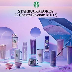 Starbucks Korea 2022 CherryBlossom MD Limited Edition Glass Tumbler Waterbottle Mug Cup