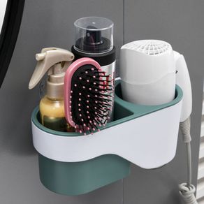 Hair dryer storage shelf hair dryer bathroom rack bathroom 免 打 打 机 机 物 物 厕 厕 收 厕 收 收 物