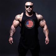 Muscleguys Gyms Clothing Fitness Singlets Men Bodybuilding Stringers Tank Tops Sleeveless Shirt Muscle Vest Brand tanktops men