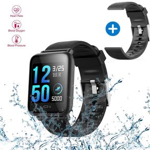 blood Pressure Heart Rate Monitor Smart Watch IP67 Waterproof Sport Fitness Trakcer Watch Men Women Smartwatch