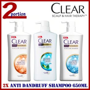 [Bundle of 2] Clear Anti Dandruff Shampoo 650ml / 320ml Scalp Care / Vitamin B3