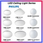 Philips CL200 Moire LED Round Ceiling Light 10W / 20W ( replacement of Moire 33369 / 33362 / 33365 )