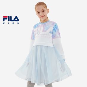 FILA KIDS FILA Logo Long Sleeve Dress 8-16yrs