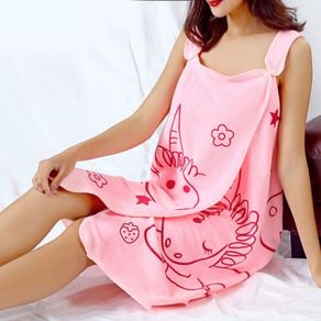 New Home Textile Towel Women Robes Bath Wearable Towel Dress