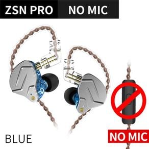 KZ ZSN Pro Metal Earphones 1BA+1DD Hybrid Bass Earbuds Headset
