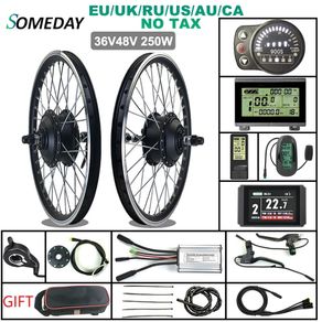 Electric Bike Conversion Kit 36V 48V 250W Brushless Gear Front Hub motor Wheel 16-29Inch 700C For Ebike Conversion Kit