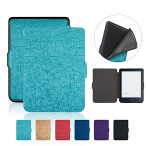 Fashion Magnet Case for Kobo Nia 6'' 6inch Smart Cover Funda Ereader Soft  TPU Protective Case for E-book Kobo NIA + Stylus Pen