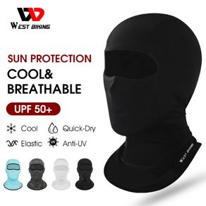 WEST BIKING Anti-Ultraviolet Summer Riding Cap Ice Silk Breathable Outdoor Sports Running Sunshade Mask