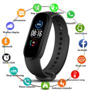 M5 Smart Bracelet Men Women Heart Rate Monitor Blood Pressure Fitness Tracker Smartwatch Band 5 Sport Watch for IOS Android