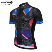Weimostar Bike Team Cycling Jersey Top 2021 Summer MTB Bike Jersey Men Short Sleeve Cycling Shirt Quick Dry Bicycle Wear Clothes