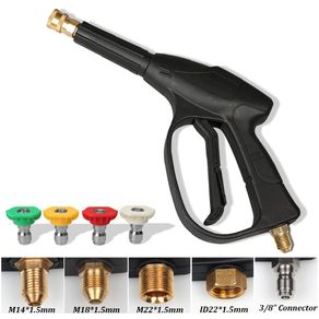 Pressure Washer Kit High Pressure Cleaning Gun Portable Handheld Car Washer  Foam Gun Car Wash Spray Jet Bottle Household Washing Sprayer with 5 Spray