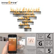 Inno-Fire 60 inch wifi real fire indoor intelligent smart burner ethanol fireplace