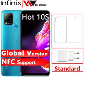 Infinix Hot 10S NFC 4GB 64GB Smartphone 6.82'' Display Helio G85 48MP AI Triple Camera Mobile Phone 5000mAh Battery