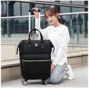 Brand Women Travel Trolley Bag Travel Luggage Bags on wheel trolley Backpacks carry on luggage bag Rolling Bag Wheeled Backpack