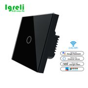 Igreli EU/UK WIFI Wireless APP Control Wall Switch 1/2/3 Gang Remote Smart Home Touch Switches Work With Alexa/Google Home