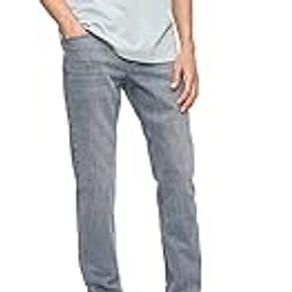 Calvin Klein Men's Slim Fit Seal Rock Jeans, Seal Rock, 38x30